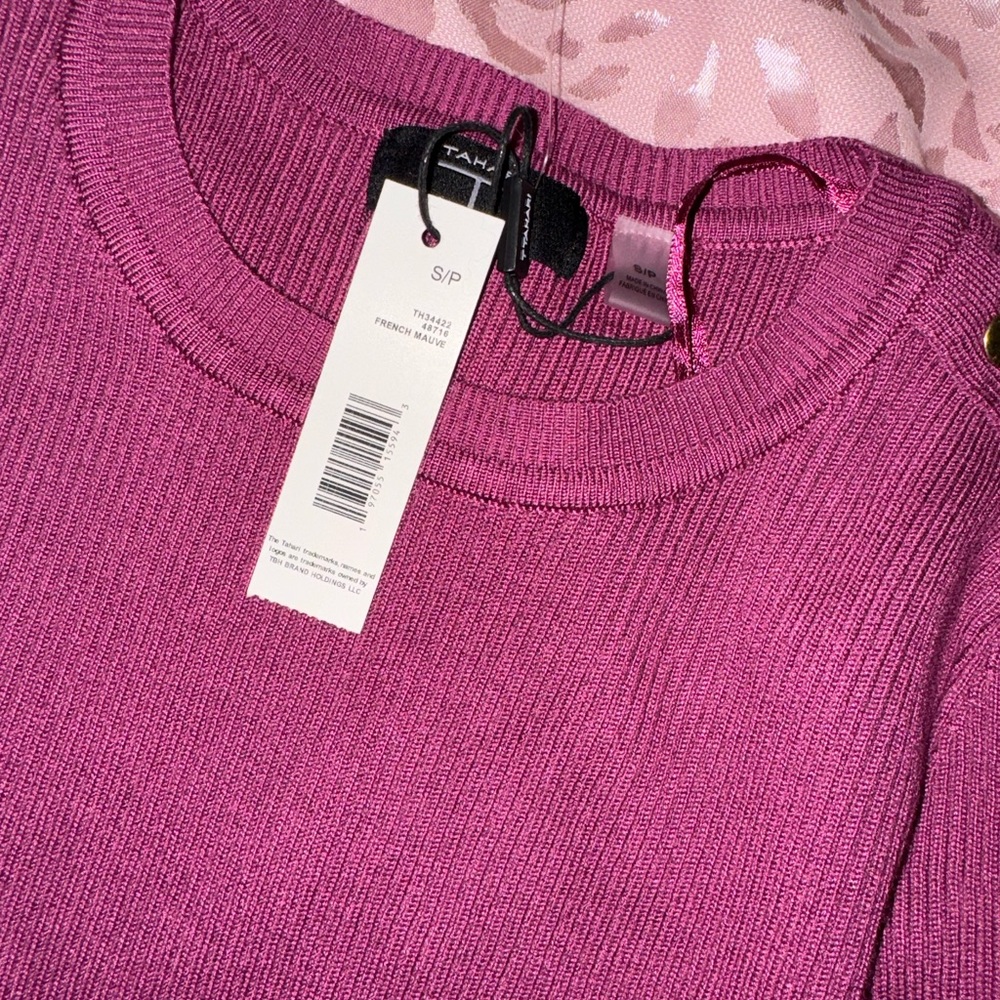 Tahari Purple Blouse